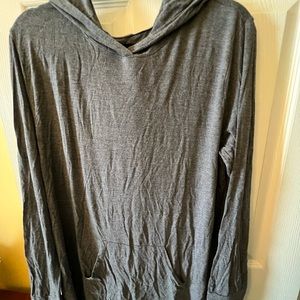 CuddlDuds women’s grey hoodie.
